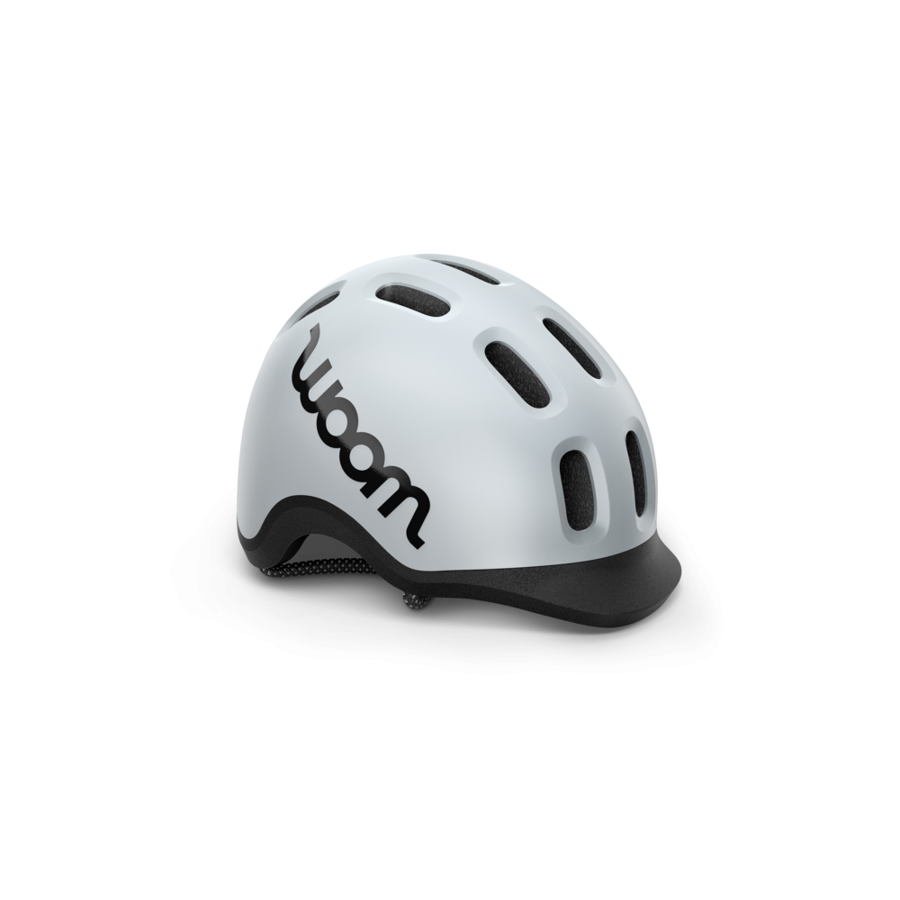 Woom READY Kinderhelm S 50-53 cm hellgrau matt