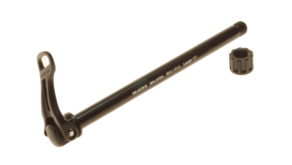 Shimano Steckachse 12mm Breite 148mm E-Thru M12xP1.5 SM-AX76-B