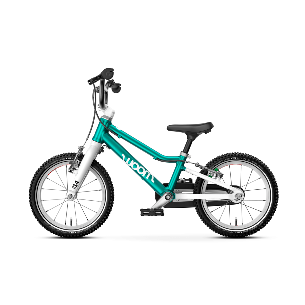 Woom GO 2 Kinderfahrrad 14" petrol met. H