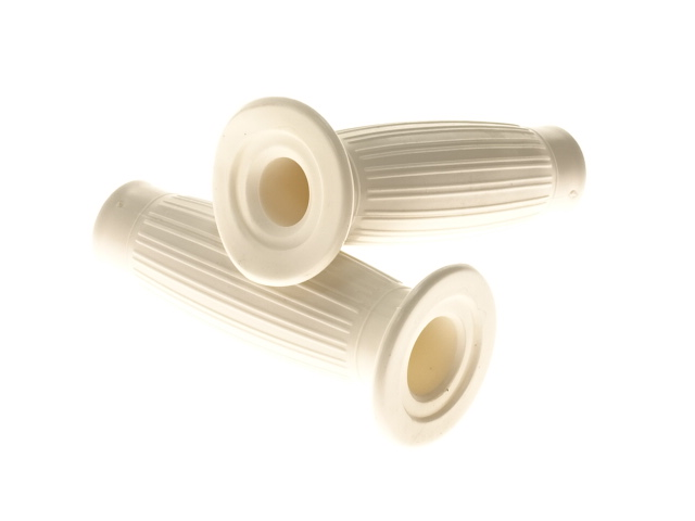 Griffe Mofa 22/24mm retro weiss