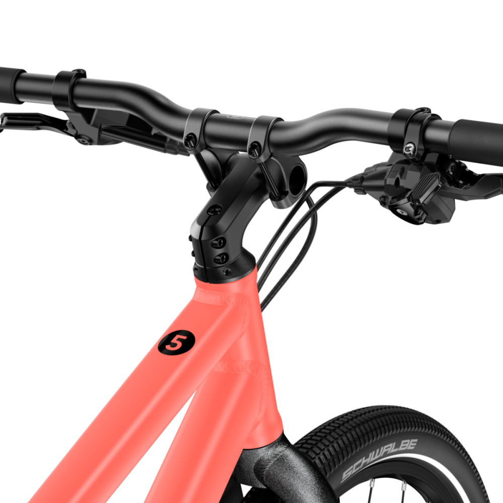Woom Explore 5 Kinderfahrrad 24" neon coral H