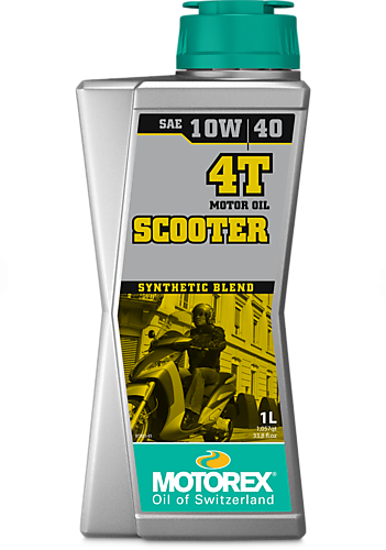 MOTOREX Scooter Synthetic Blend 4T 10W/40 Motorenöl - 1 Liter