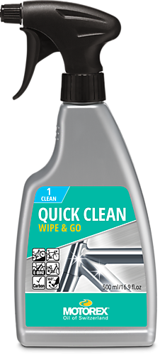 MOTOREX Quick Clean Schnellreiniger mit Abperleffekt - 500 ml