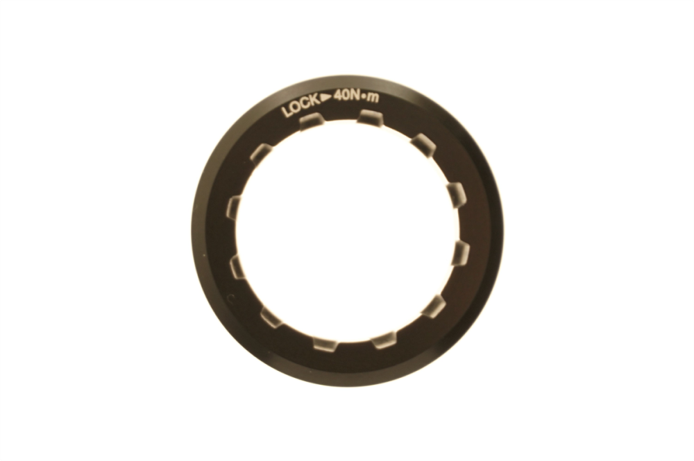 Shimano Verschlussring für 12-fach-Kassetten Aluminium schwarz