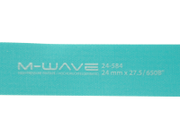 M-Wave Felgenband 27.5x24mm Hochdruck hellblau